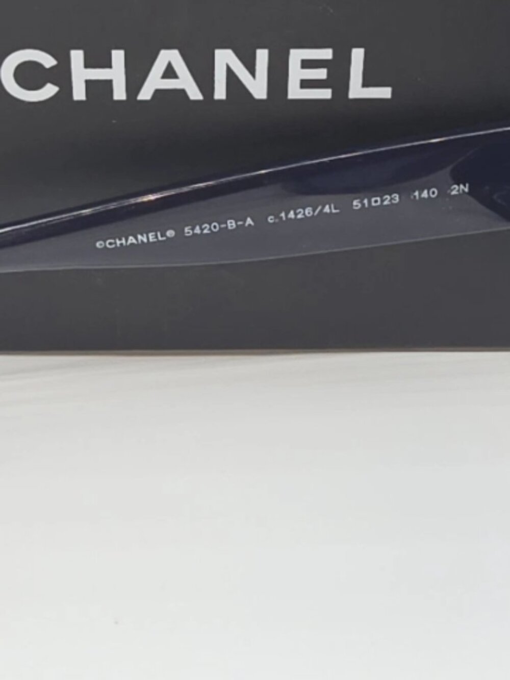 Chanel Butterfly Sunglasses Blue Rhinestone Womens Sunglasses 5420-B-A - Picture 8 of 13